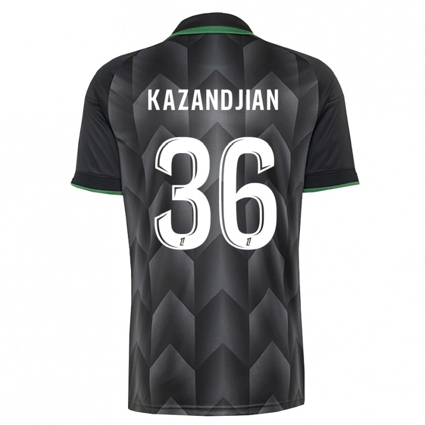 Danxen Herren Lara Kazandjian #36 Schwarzgrün Auswärtstrikot Trikot 2026/27 T-Shirt Schweiz