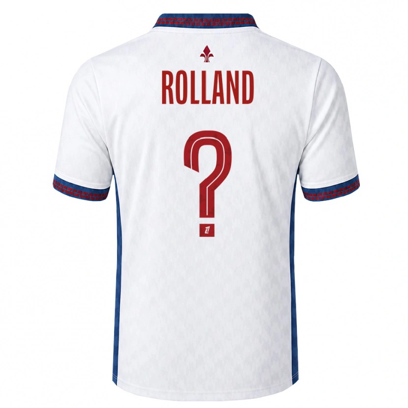 Danxen Herren Baptiste Rolland #0 Rot Weiß Blau Auswärtstrikot Trikot 2026/27 T-Shirt Schweiz