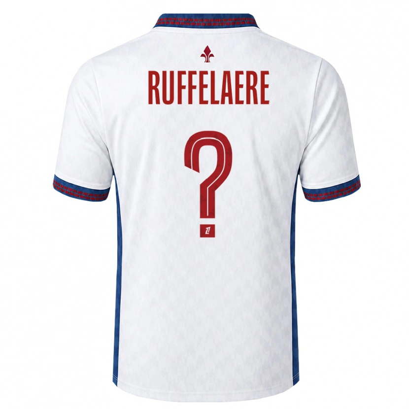 Danxen Herren Perrine Ruffelaere #0 Rot Weiß Blau Auswärtstrikot Trikot 2026/27 T-Shirt Schweiz