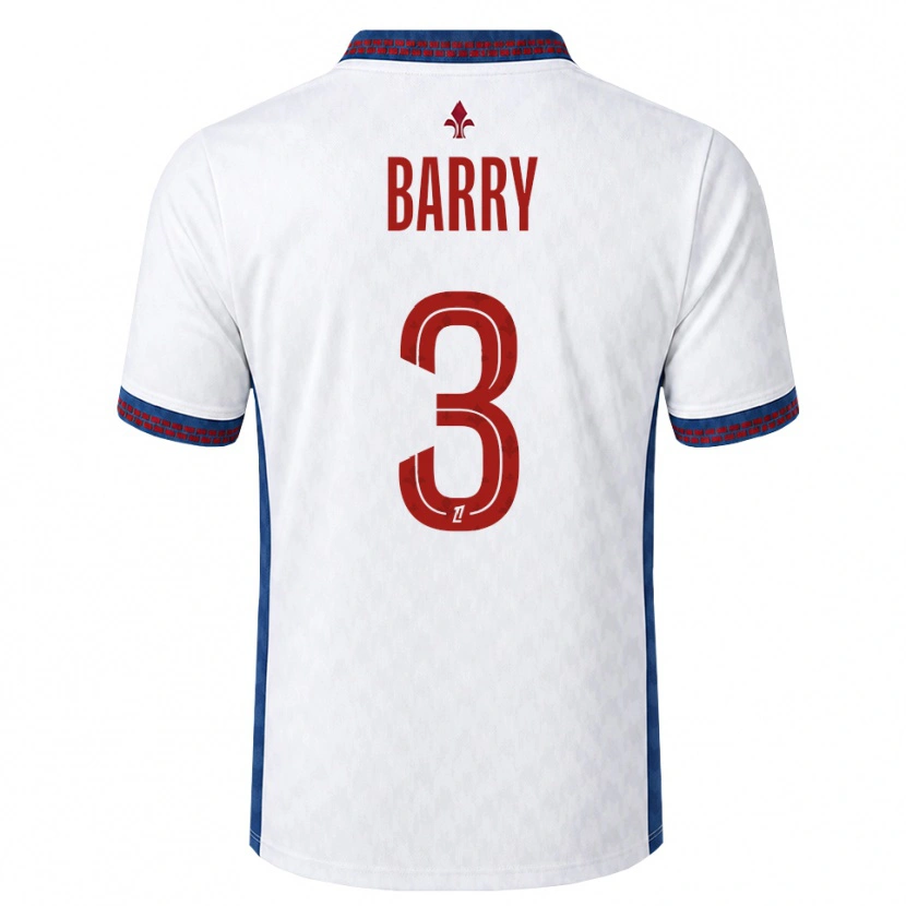 Danxen Herren Léo Barry #3 Rot Weiß Blau Auswärtstrikot Trikot 2026/27 T-Shirt Schweiz