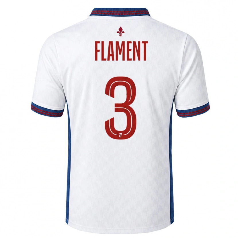 Danxen Herren Corentin Flament #3 Rot Weiß Blau Auswärtstrikot Trikot 2026/27 T-Shirt Schweiz