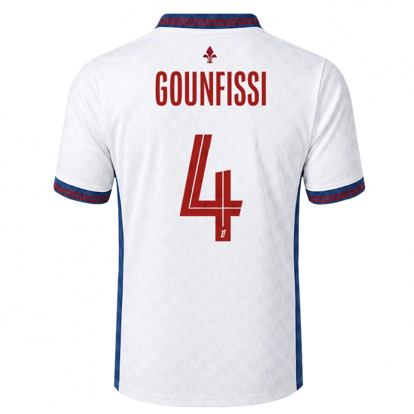 Danxen Herren Mouad Gounfissi #4 Rot Weiß Blau Auswärtstrikot Trikot 2026/27 T-Shirt Schweiz
