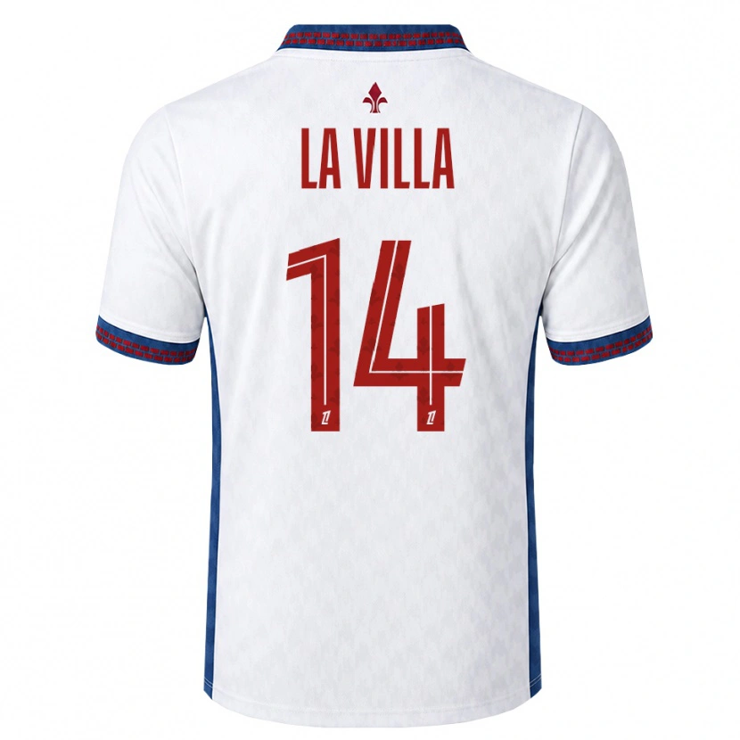 Danxen Herren Caroline La Villa #14 Rot Weiß Blau Auswärtstrikot Trikot 2026/27 T-Shirt Schweiz