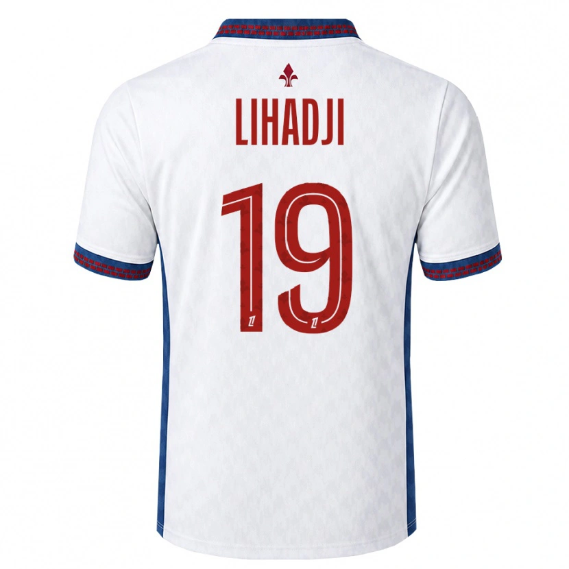 Danxen Herren Isaac Lihadji #19 Rot Weiß Blau Auswärtstrikot Trikot 2026/27 T-Shirt Schweiz