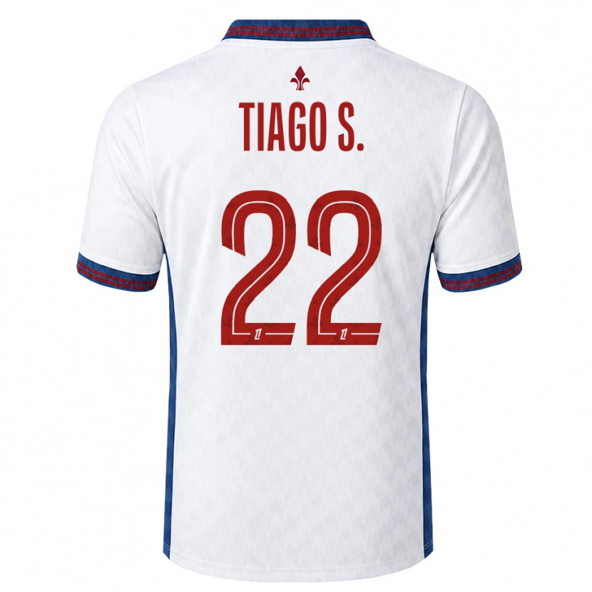 Danxen Herren Tiago Santos #22 Rot Weiß Blau Auswärtstrikot Trikot 2026/27 T-Shirt Schweiz