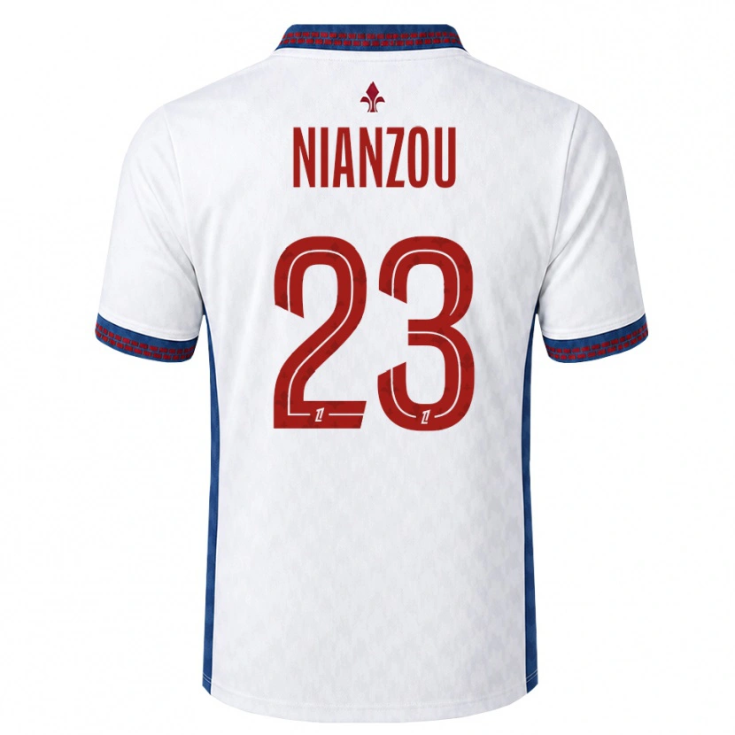 Danxen Herren Tanguy Nianzou #23 Rot Weiß Blau Auswärtstrikot Trikot 2026/27 T-Shirt Schweiz