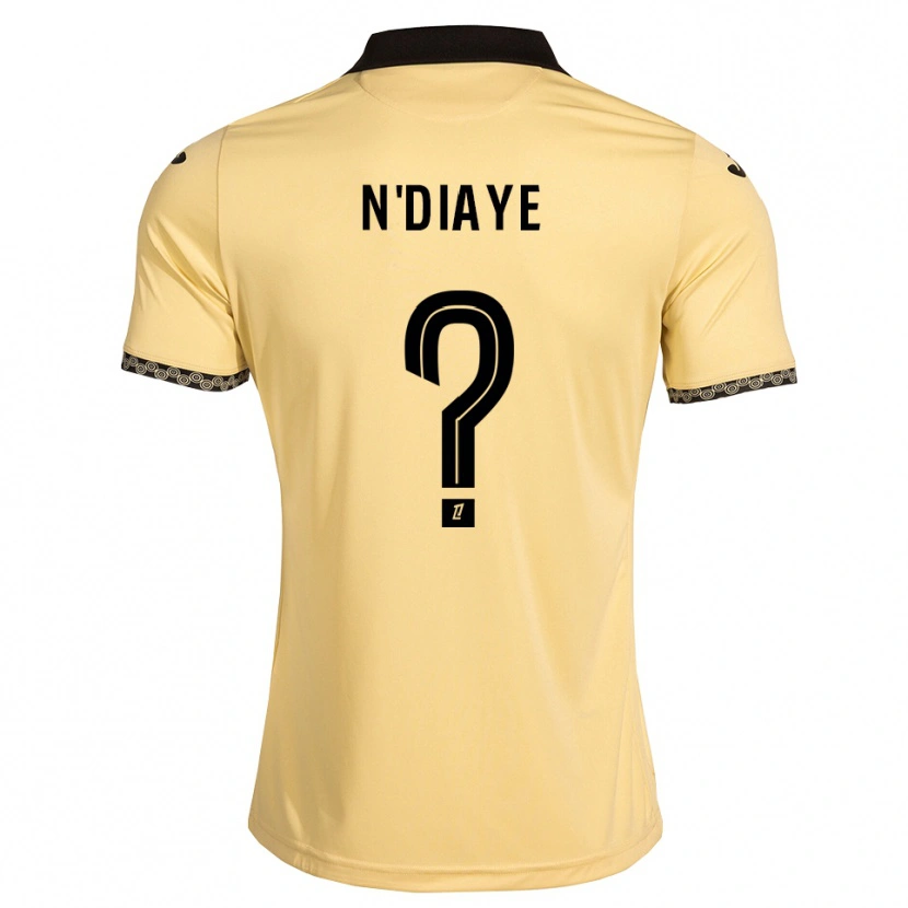 Danxen Herren Bassirou N'diaye #0 Navajoweiß Schwarz Auswärtstrikot Trikot 2026/27 T-Shirt Schweiz