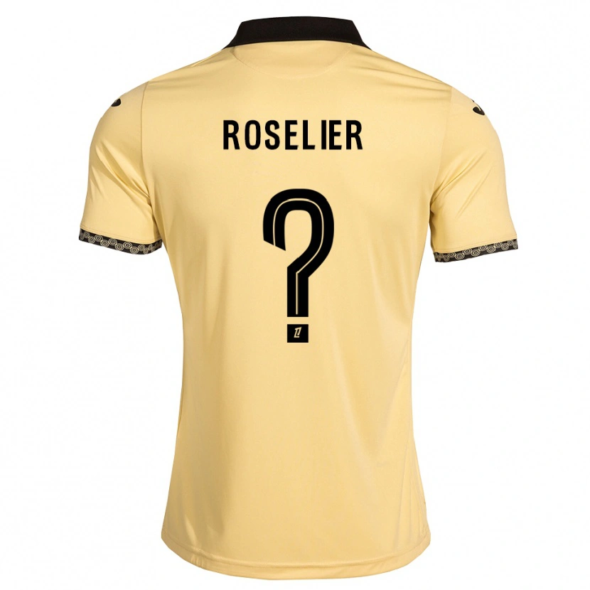 Danxen Herren Nathan Roselier #0 Navajoweiß Schwarz Auswärtstrikot Trikot 2026/27 T-Shirt Schweiz