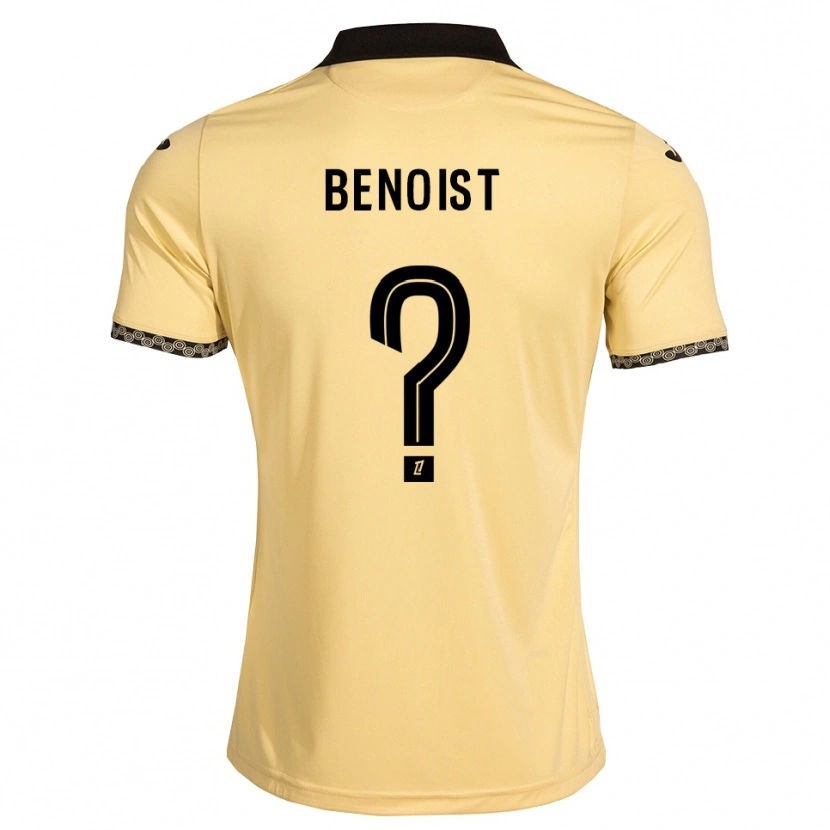 Danxen Herren Baptiste Benoist #0 Navajoweiß Schwarz Auswärtstrikot Trikot 2026/27 T-Shirt Schweiz