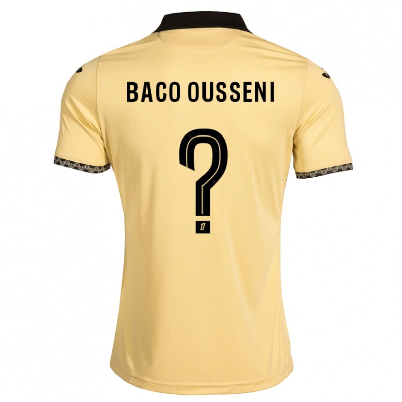 Danxen Herren Timothée Baco Ousseni #0 Navajoweiß Schwarz Auswärtstrikot Trikot 2026/27 T-Shirt Schweiz