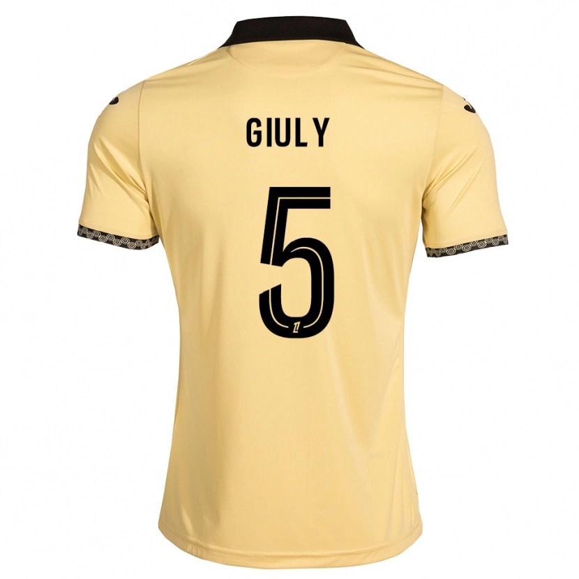 Danxen Herren Jade Giuly #5 Navajoweiß Schwarz Auswärtstrikot Trikot 2026/27 T-Shirt Schweiz