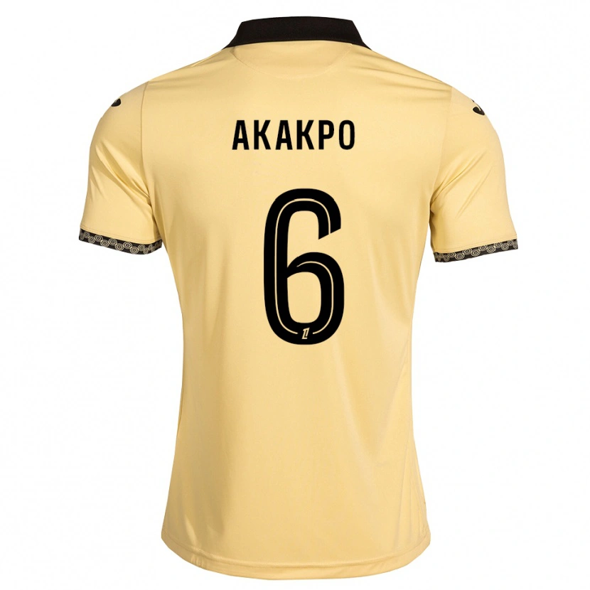 Danxen Herren Izak Akakpo #6 Navajoweiß Schwarz Auswärtstrikot Trikot 2026/27 T-Shirt Schweiz