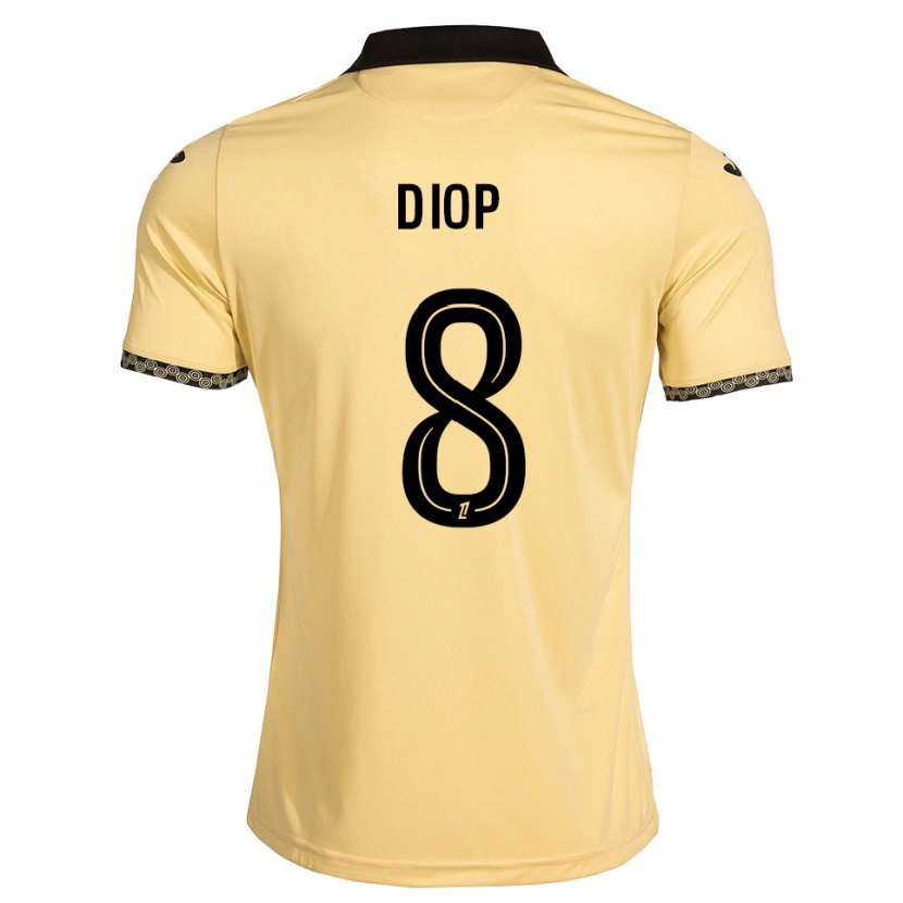 Danxen Herren Samba Diop #8 Navajoweiß Schwarz Auswärtstrikot Trikot 2026/27 T-Shirt Schweiz