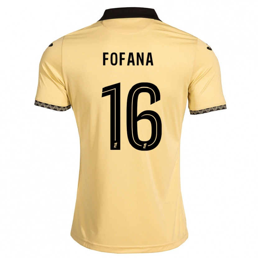 Danxen Herren Bahliseny Fofana #16 Navajoweiß Schwarz Auswärtstrikot Trikot 2026/27 T-Shirt Schweiz
