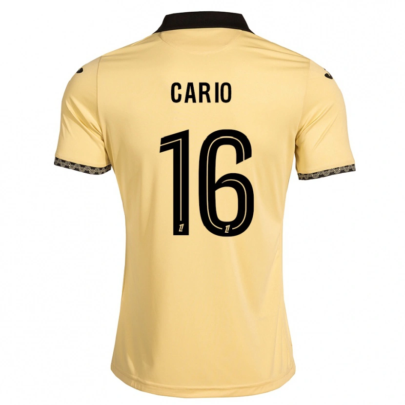 Danxen Herren Anthony Cario #16 Navajoweiß Schwarz Auswärtstrikot Trikot 2026/27 T-Shirt Schweiz