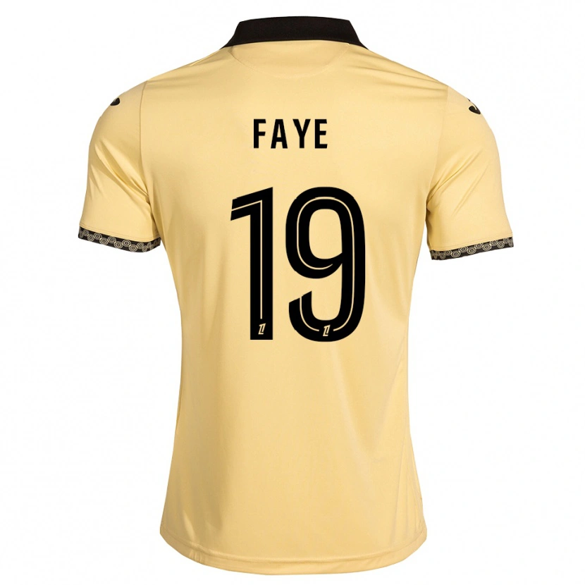 Danxen Herren Souleymane Faye #19 Navajoweiß Schwarz Auswärtstrikot Trikot 2026/27 T-Shirt Schweiz