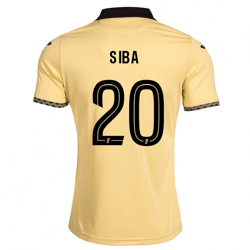 Danxen Herren Stevan Siba #20 Navajoweiß Schwarz Auswärtstrikot Trikot 2026/27 T-Shirt Schweiz