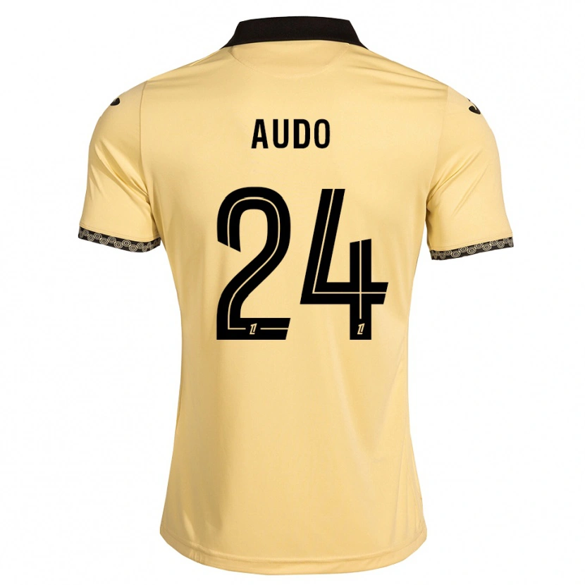 Danxen Herren Noémie Audo #24 Navajoweiß Schwarz Auswärtstrikot Trikot 2026/27 T-Shirt Schweiz