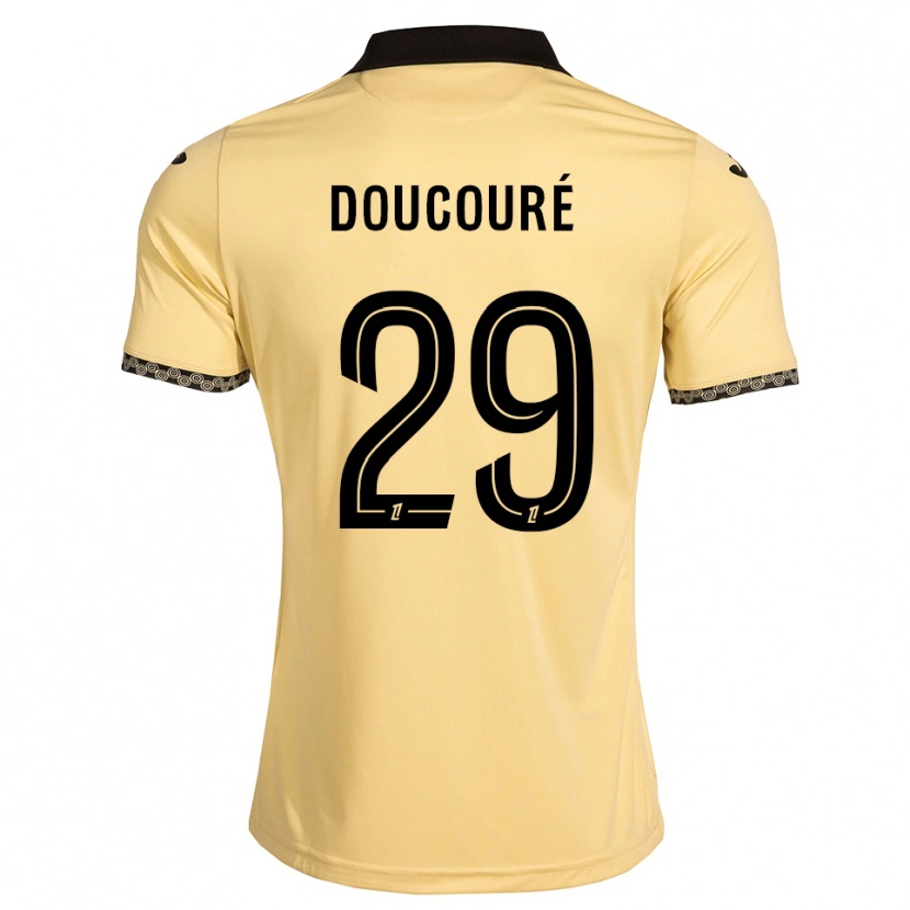 Danxen Herren Siriné Doucouré #29 Navajoweiß Schwarz Auswärtstrikot Trikot 2026/27 T-Shirt Schweiz