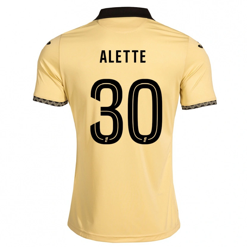 Danxen Herren Gaël Alette #30 Navajoweiß Schwarz Auswärtstrikot Trikot 2026/27 T-Shirt Schweiz