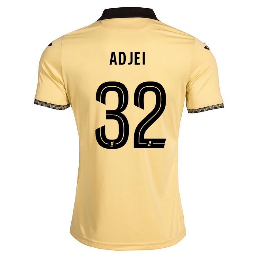Danxen Herren Nathaniel Adjei #32 Navajoweiß Schwarz Auswärtstrikot Trikot 2026/27 T-Shirt Schweiz