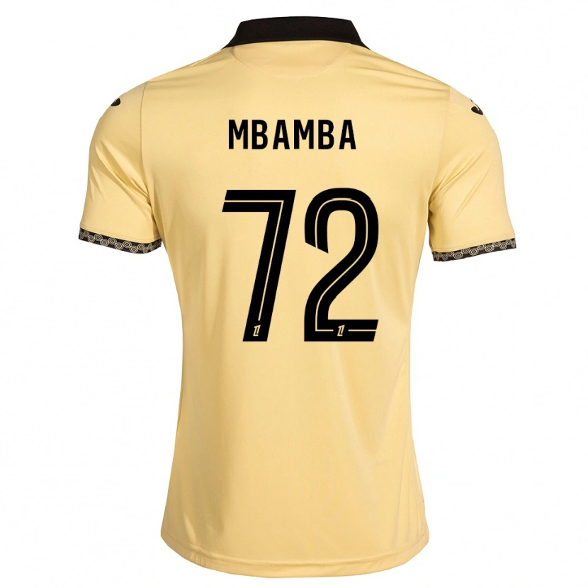 Danxen Herren Noah Mbamba #72 Navajoweiß Schwarz Auswärtstrikot Trikot 2026/27 T-Shirt Schweiz