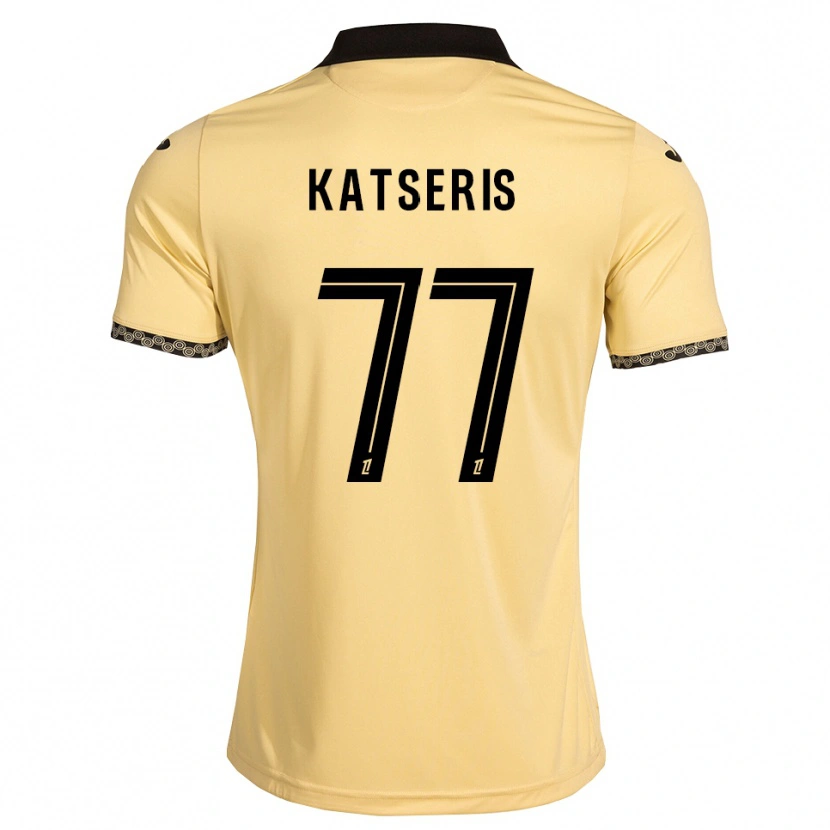 Danxen Herren Panos Katseris #77 Navajoweiß Schwarz Auswärtstrikot Trikot 2026/27 T-Shirt Schweiz