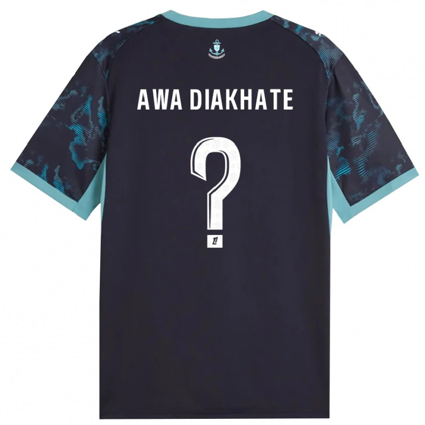 Danxen Herren Ndeye Awa Diakhate #0 Blass Türkis Weiß Schwarz Auswärtstrikot Trikot 2026/27 T-Shirt Schweiz