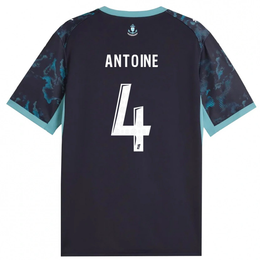 Danxen Herren Maud Antoine #4 Blass Türkis Weiß Schwarz Auswärtstrikot Trikot 2026/27 T-Shirt Schweiz