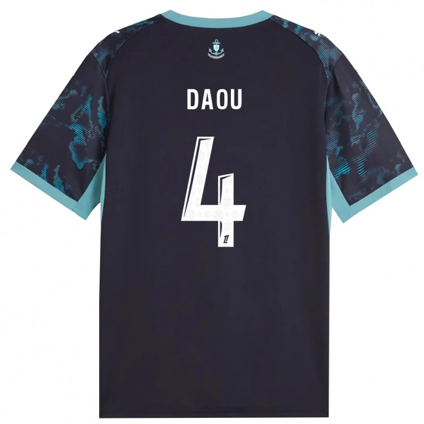 Danxen Herren Raimane Daou #4 Blass Türkis Weiß Schwarz Auswärtstrikot Trikot 2026/27 T-Shirt Schweiz