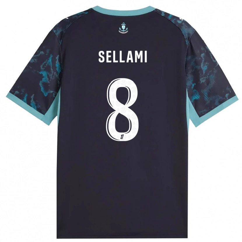 Danxen Herren Yanis Sellami #8 Blass Türkis Weiß Schwarz Auswärtstrikot Trikot 2026/27 T-Shirt Schweiz