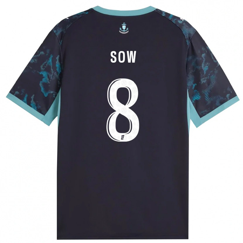 Danxen Herren Mbayang Sow #8 Blass Türkis Weiß Schwarz Auswärtstrikot Trikot 2026/27 T-Shirt Schweiz