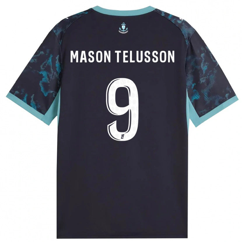 Danxen Herren Jah-Mason Telusson #9 Blass Türkis Weiß Schwarz Auswärtstrikot Trikot 2026/27 T-Shirt Schweiz