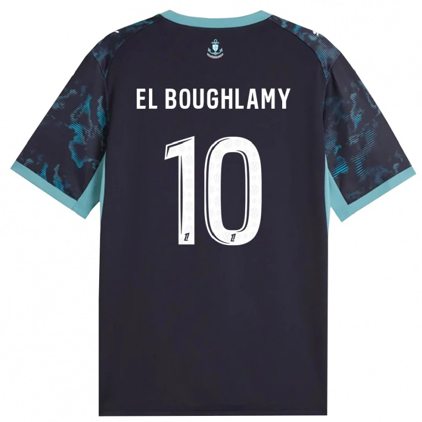 Danxen Herren Adam El Boughlamy #10 Blass Türkis Weiß Schwarz Auswärtstrikot Trikot 2026/27 T-Shirt Schweiz