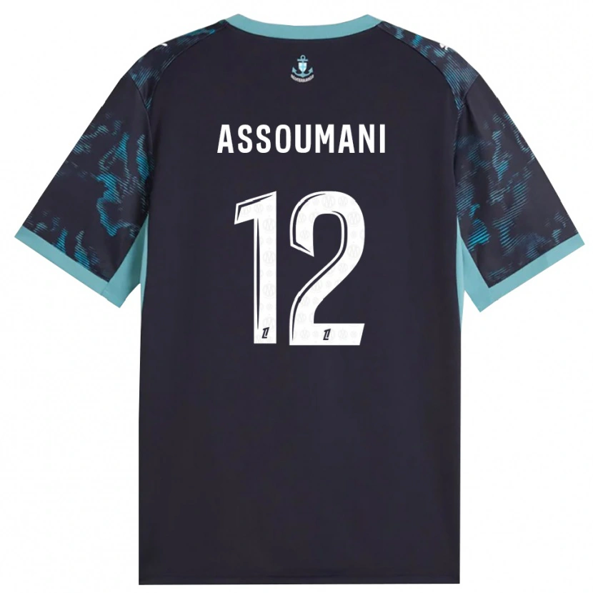 Danxen Herren Saïfi Assoumani #12 Blass Türkis Weiß Schwarz Auswärtstrikot Trikot 2026/27 T-Shirt Schweiz