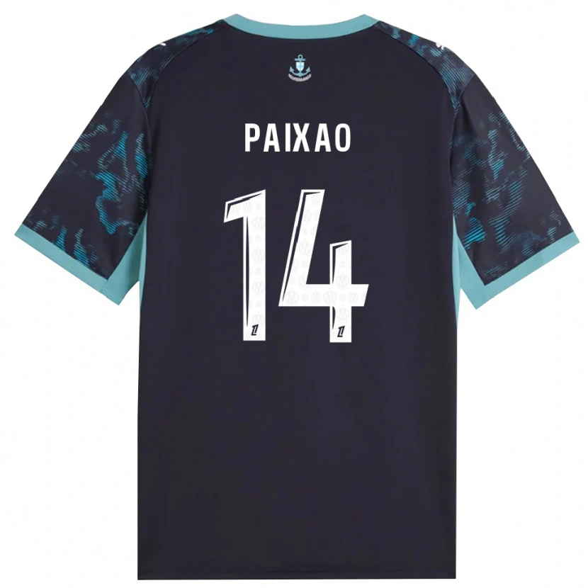Danxen Herren Igor Paixão #14 Blass Türkis Weiß Schwarz Auswärtstrikot Trikot 2026/27 T-Shirt Schweiz