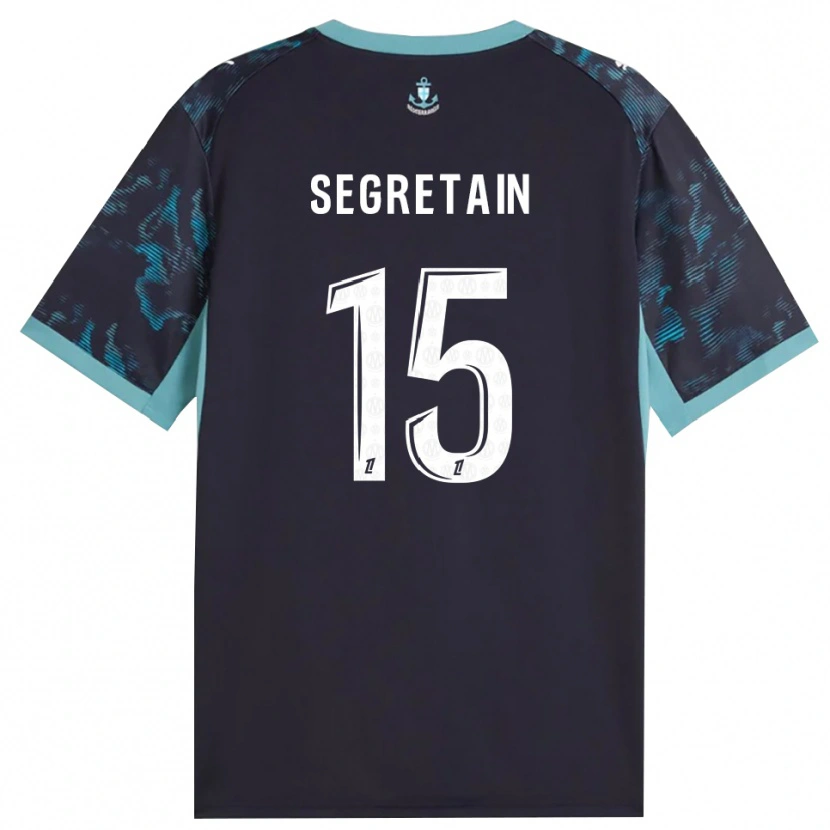 Danxen Herren Julie Ségrétain #15 Blass Türkis Weiß Schwarz Auswärtstrikot Trikot 2026/27 T-Shirt Schweiz