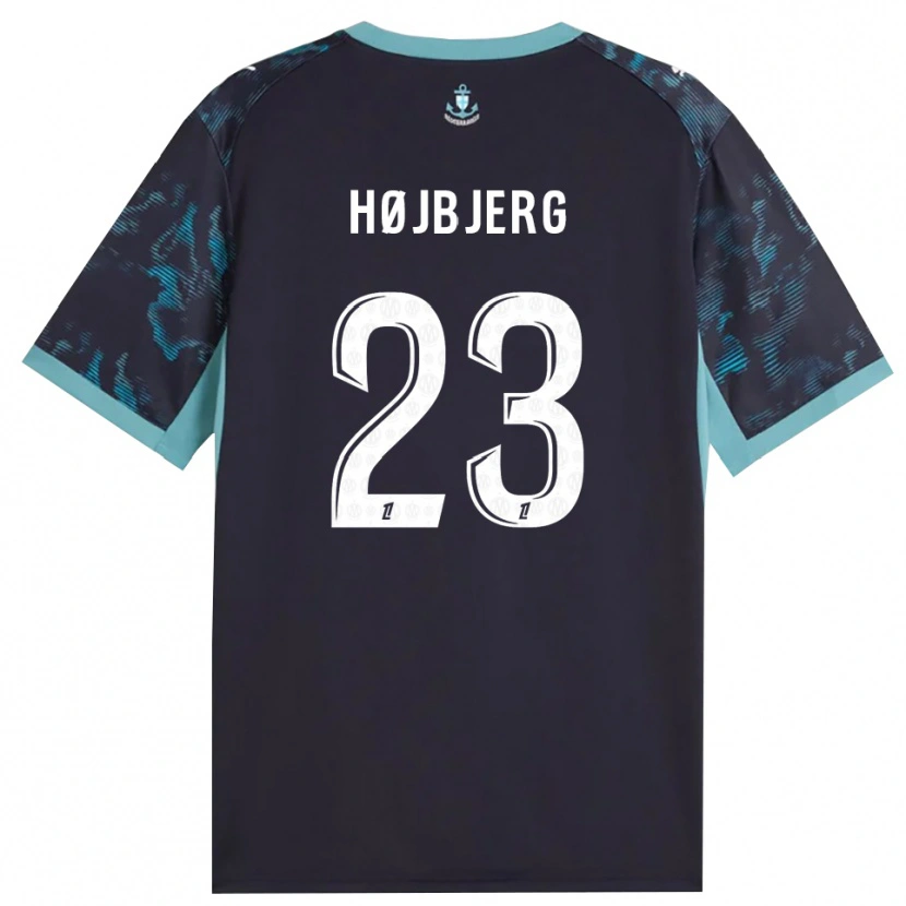 Danxen Herren Pierre-Emile Højbjerg #23 Blass Türkis Weiß Schwarz Auswärtstrikot Trikot 2026/27 T-Shirt Schweiz