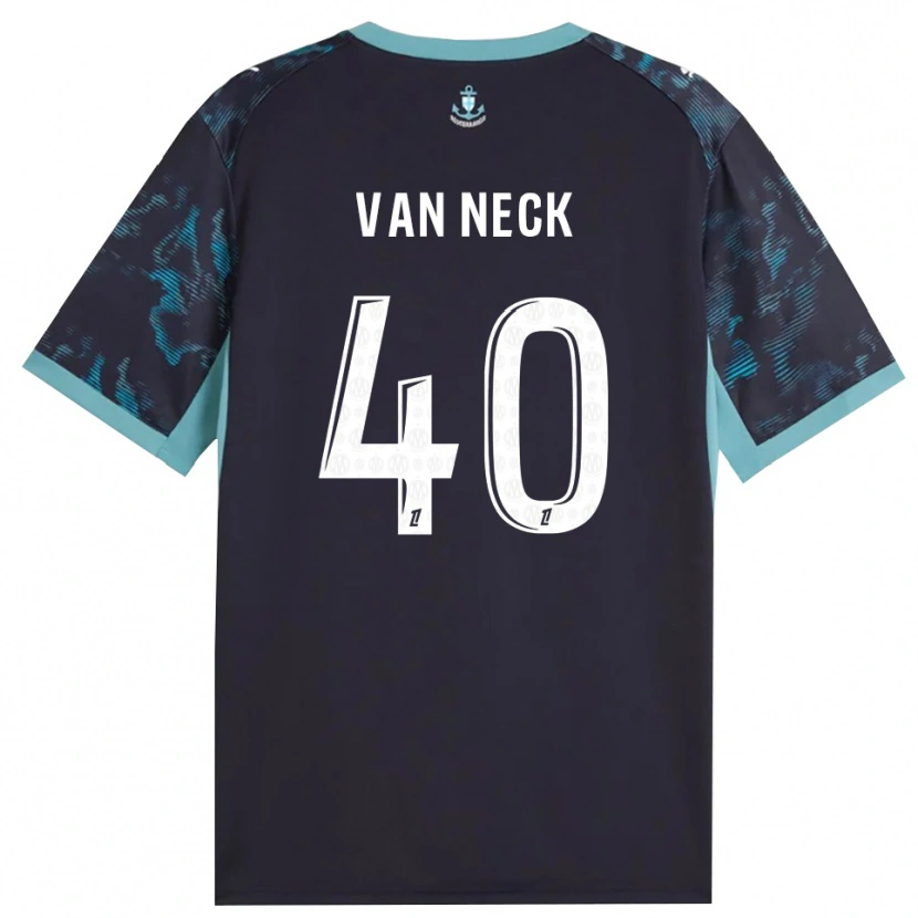 Danxen Herren Jelle Van Neck #40 Blass Türkis Weiß Schwarz Auswärtstrikot Trikot 2026/27 T-Shirt Schweiz