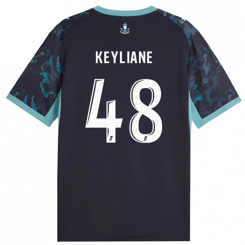 Danxen Herren Keyliane Abdallah #48 Blass Türkis Weiß Schwarz Auswärtstrikot Trikot 2026/27 T-Shirt Schweiz