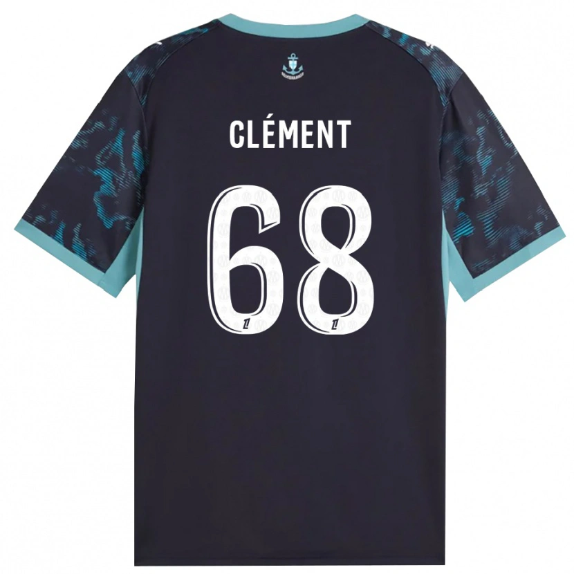 Danxen Herren Mathis Clément #68 Blass Türkis Weiß Schwarz Auswärtstrikot Trikot 2026/27 T-Shirt Schweiz