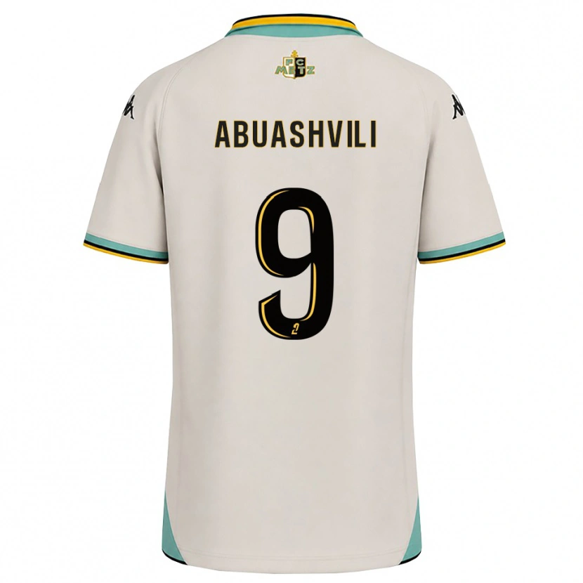 Danxen Herren Giorgi Abuashvili #9 Florales Weiß Schwarz Auswärtstrikot Trikot 2026/27 T-Shirt Schweiz