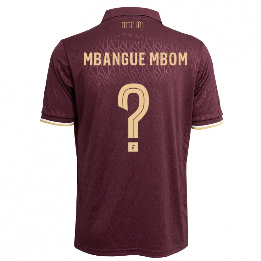 Danxen Herren Enzo Mbangue Mbom #0 Weinrot Sandbraun Auswärtstrikot Trikot 2026/27 T-Shirt Schweiz