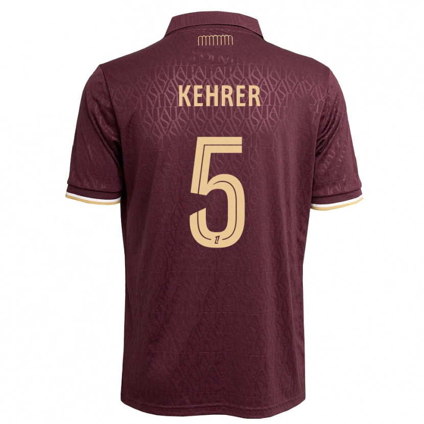 Danxen Herren Thilo Kehrer #5 Weinrot Sandbraun Auswärtstrikot Trikot 2026/27 T-Shirt Schweiz