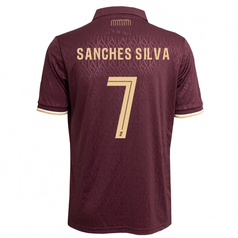 Danxen Herren Jordy Sanches Silva #7 Weinrot Sandbraun Auswärtstrikot Trikot 2026/27 T-Shirt Schweiz