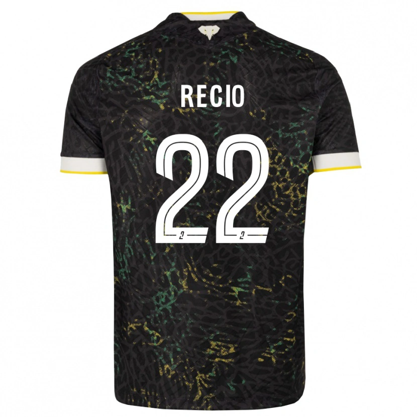 Danxen Herren Andrea Recio #22 Schwarz Weiß Gelb Auswärtstrikot Trikot 2026/27 T-Shirt Schweiz