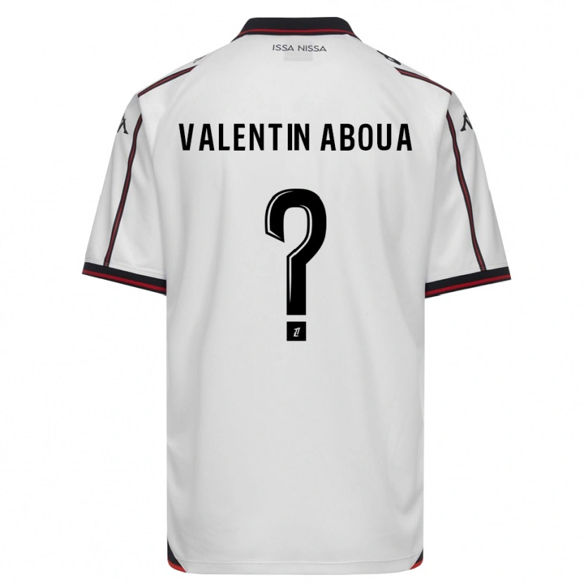 Danxen Herren Louis Valentin Aboua #0 Schwarz Weiß Auswärtstrikot Trikot 2026/27 T-Shirt Schweiz