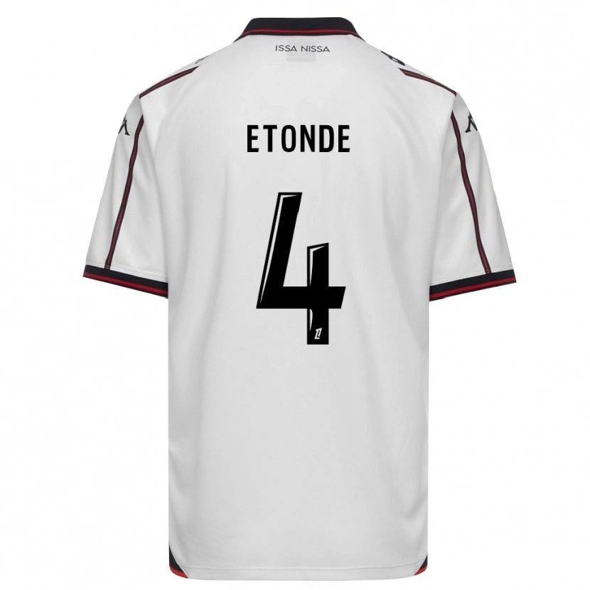 Danxen Herren Emeric Etonde #4 Schwarz Weiß Auswärtstrikot Trikot 2026/27 T-Shirt Schweiz