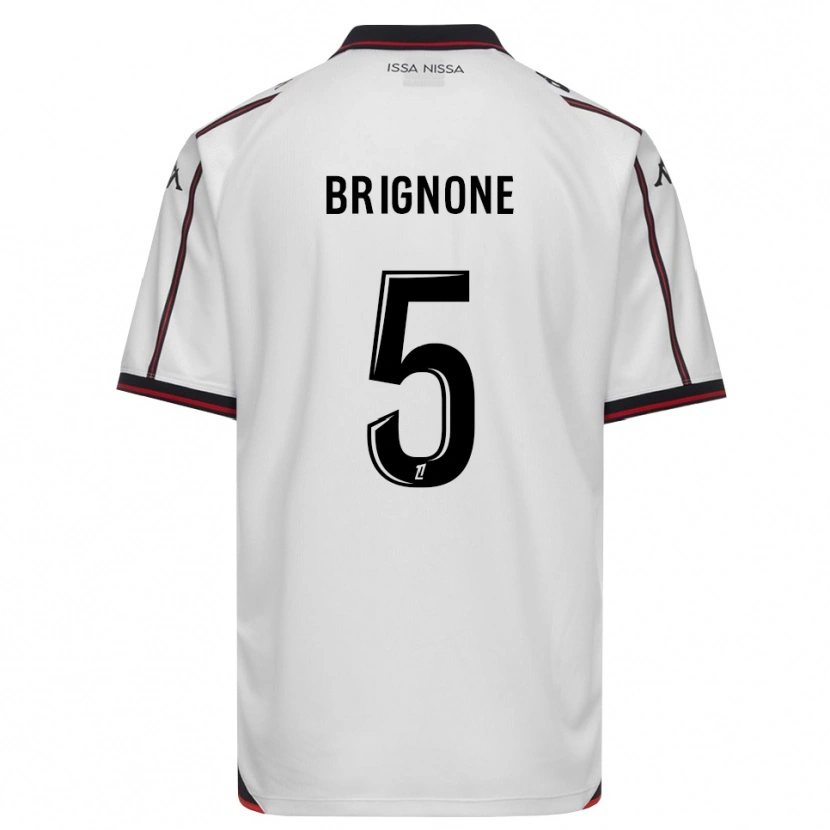 Danxen Herren Kenzo Brignone #5 Schwarz Weiß Auswärtstrikot Trikot 2026/27 T-Shirt Schweiz