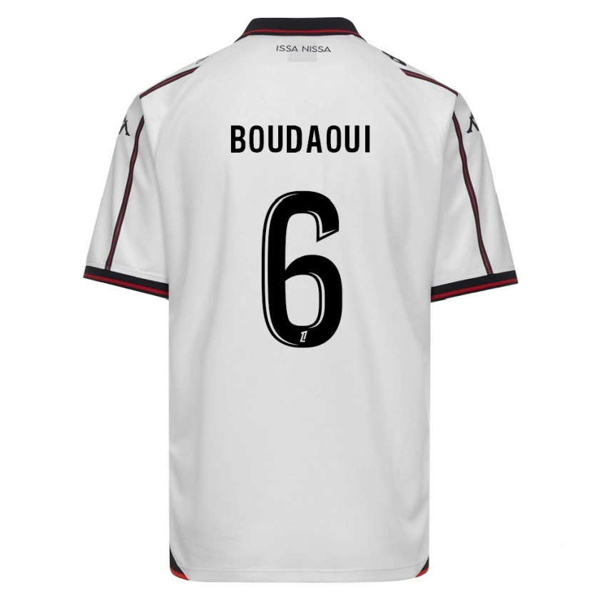 Danxen Herren Hicham Boudaoui #6 Schwarz Weiß Auswärtstrikot Trikot 2026/27 T-Shirt Schweiz